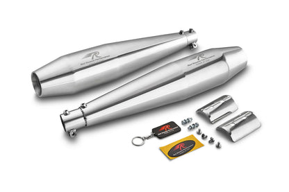 RED ROOSTER EXHAUST STELLAR CHROME INTERCEPTOR/ CONTINENTAL GT 650