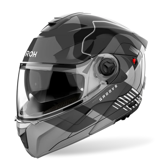 AIROH HELMET SPECKTRE GROOVE GREY  GLOSS