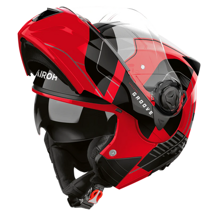 AIROH HELMET SPECKTRE GROOVE RED GLOSS