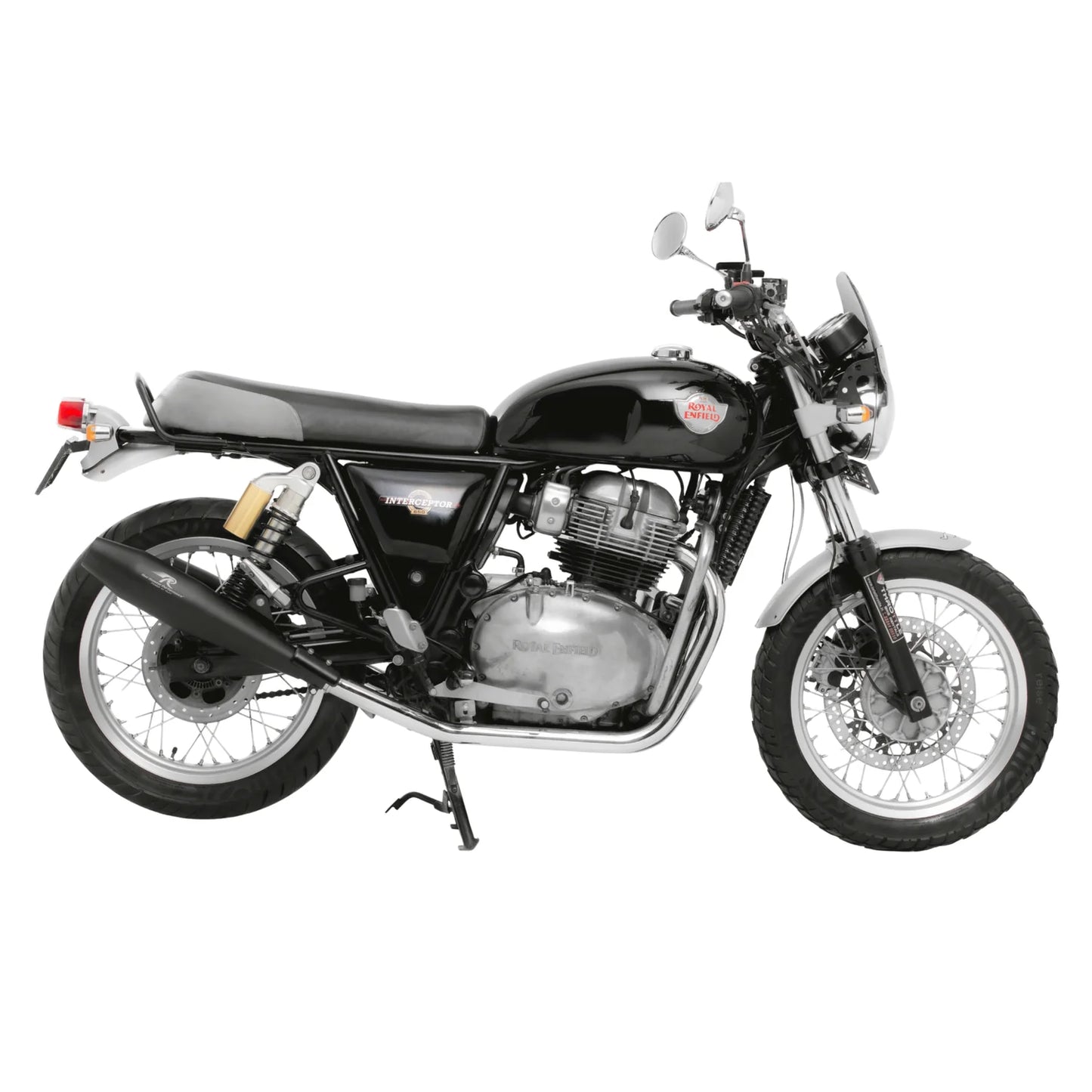 RED ROOSTER EXHAUST STELLAR MATTE BLACK INTERCEPTOR/CONTINENTAL GT 650