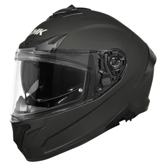 SMK HELMET TYPHOON MATT BLACK (MA200)