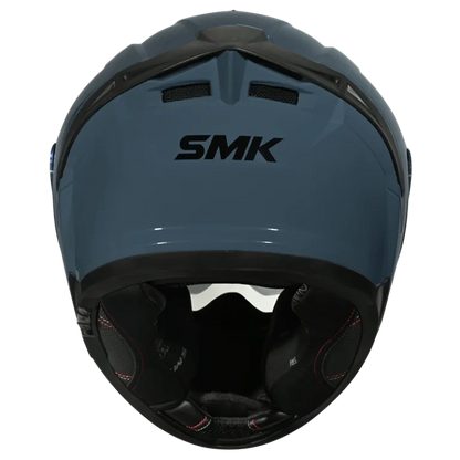 SMK HELMET TYPHOON SOLID SHARK BLUE (GL500)