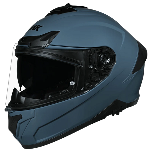 SMK HELMET TYPHOON SOLID SHARK BLUE (GL500)