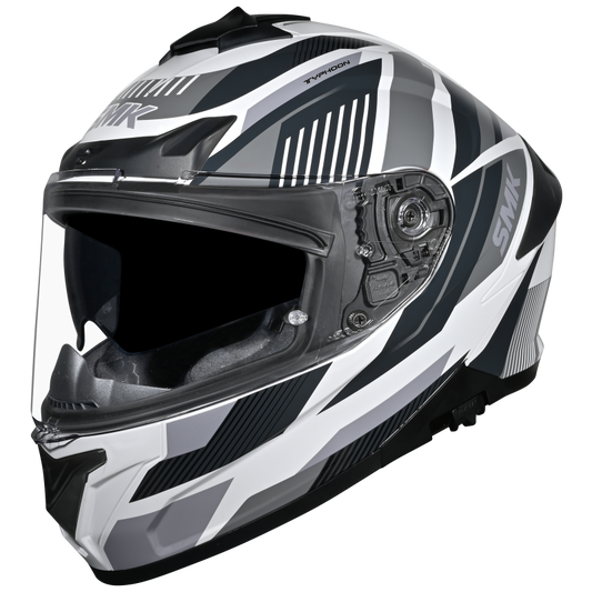 SMK HELMET SPARKO WHITE GREY BLACK (GL162)
