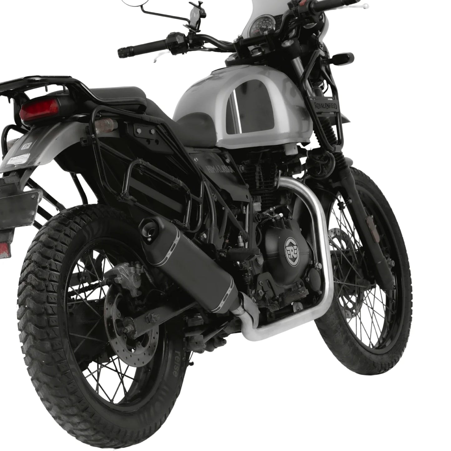 RED ROOSTER EXHAUST VERTEX MATTE BLACK HIMALAYAN 411