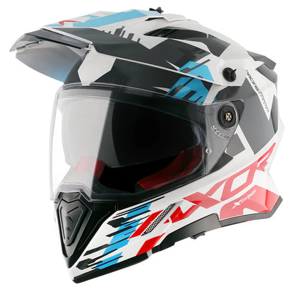AXOR HELMET XCROSS X1 DV WHITE RED
