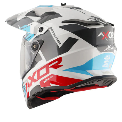AXOR HELMET XCROSS X1 DV WHITE RED