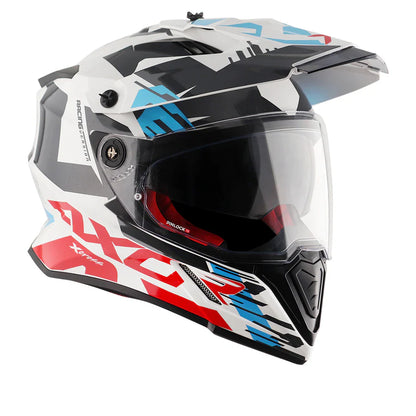 AXOR HELMET XCROSS X1 DV WHITE RED