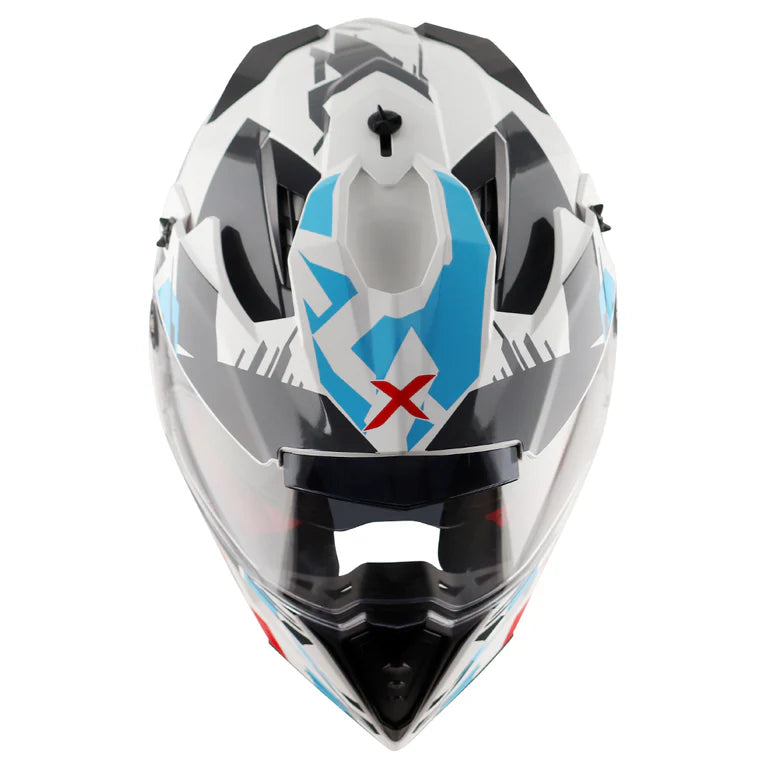 AXOR HELMET XCROSS X1 DV WHITE RED