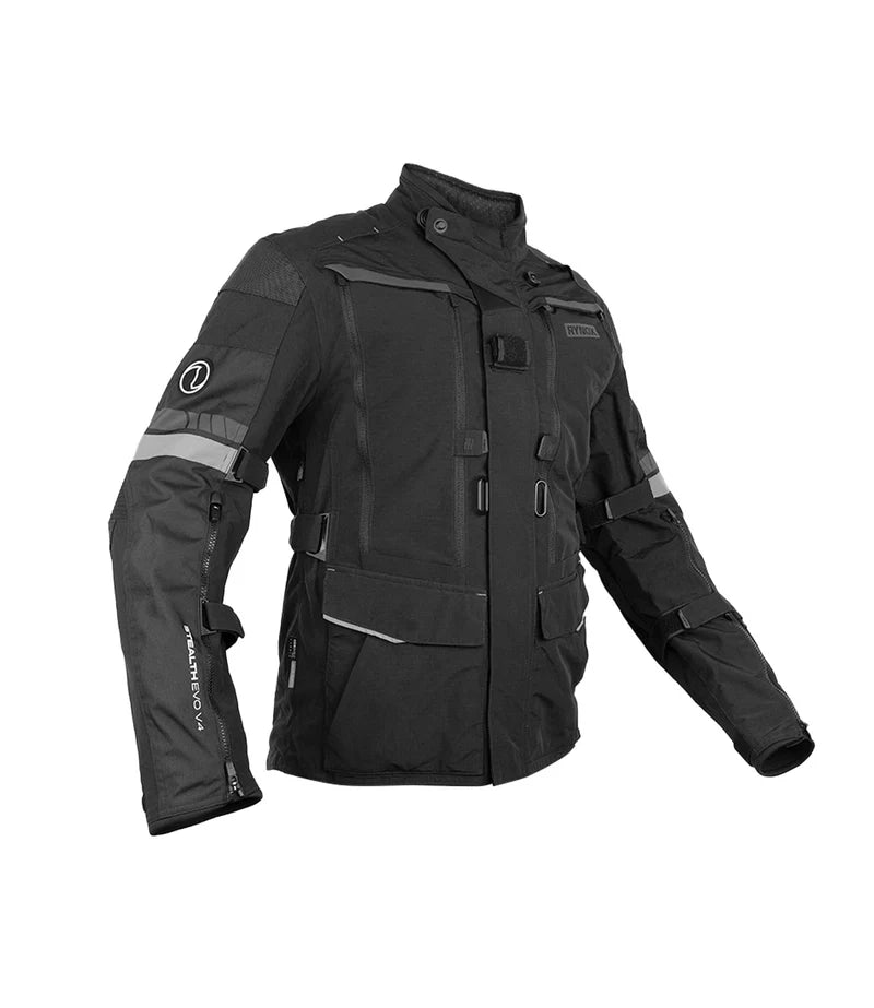 RYNOX JACKET STEALTH EVO 4 CHARCOAL BLACK