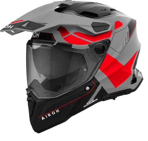 AIROH HELMET COMMANDER 2 REVEAL MATT FLUO RED