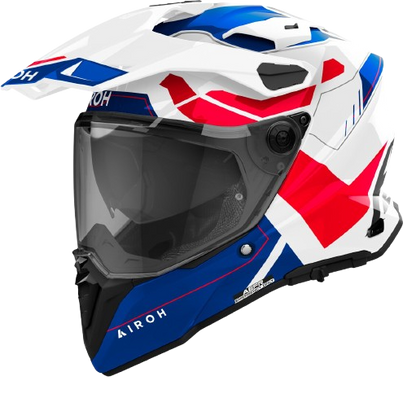 AIROH HELMET COMMANDER 2 REVEAL BLUE RED