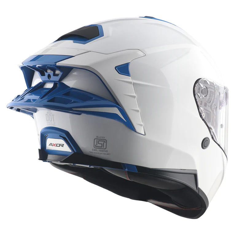AXOR HELMET BRUTALE CORSA WHITE BLUE