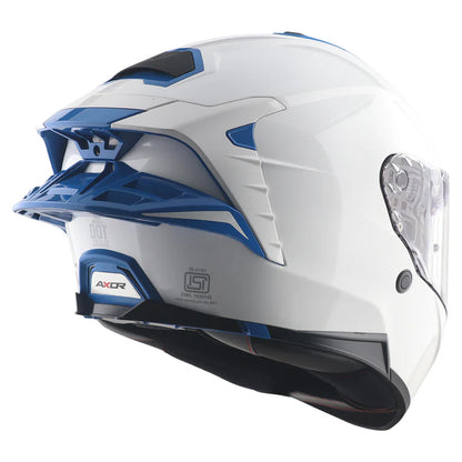 AXOR HELMET BRUTALE CORSA WHITE BLUE