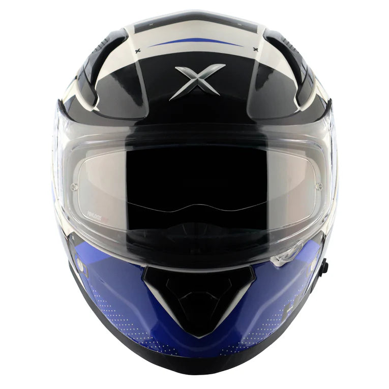 AXOR HELMET APEX HEX 2 WHITE BLUE