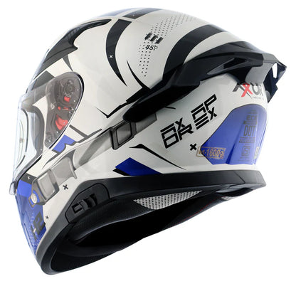 AXOR HELMET APEX HEX 2 WHITE BLUE