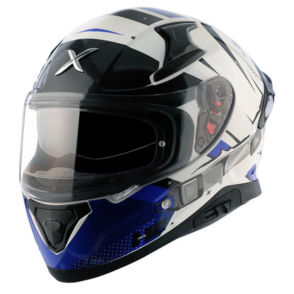 AXOR HELMET APEX HEX 2 WHITE BLUE