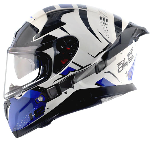 AXOR HELMET APEX HEX 2 WHITE BLUE