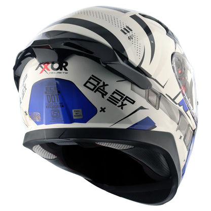 AXOR HELMET APEX HEX 2 WHITE BLUE