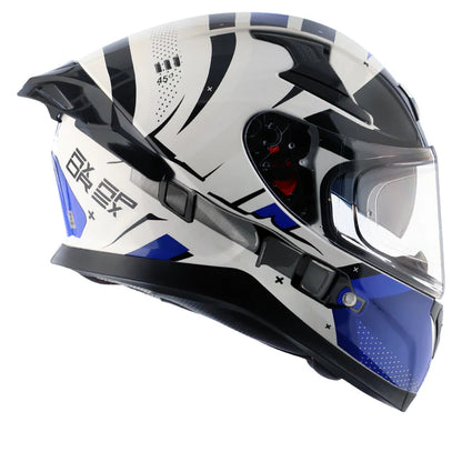 AXOR HELMET APEX HEX 2 WHITE BLUE