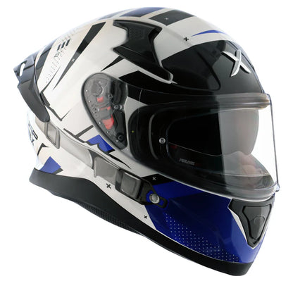 AXOR HELMET APEX HEX 2 WHITE BLUE