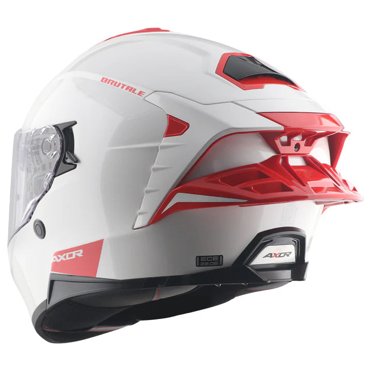 AXOR HELMET BRUTALE CORSA WHITE RED