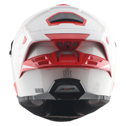 AXOR HELMET BRUTALE CORSA WHITE RED