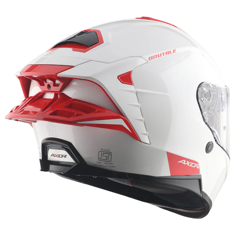 AXOR HELMET BRUTALE CORSA WHITE RED