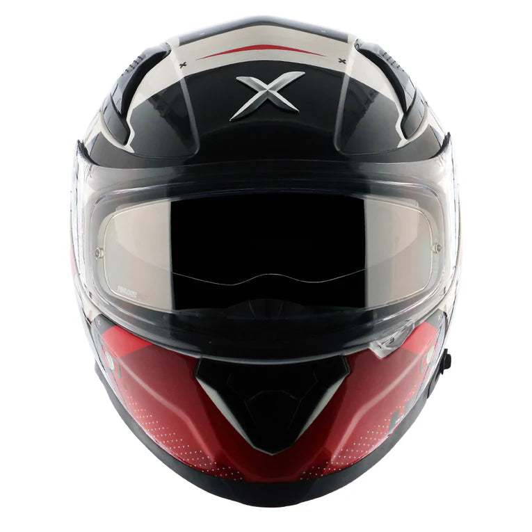 AXOR HELMET APEX HEX 2 WHITE RED
