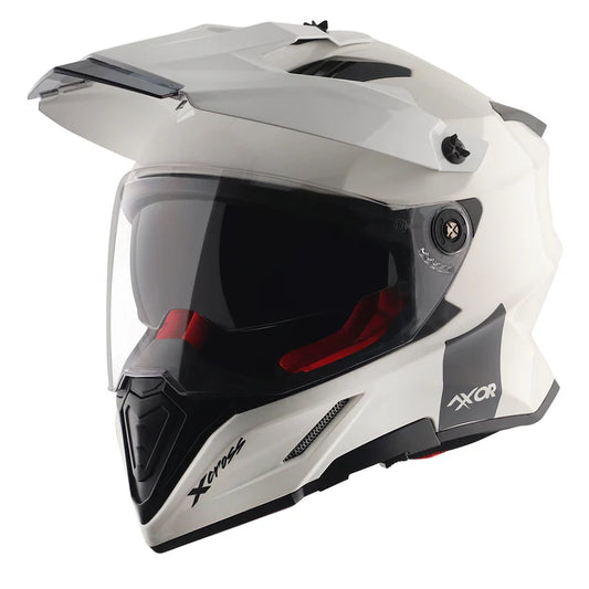 AXOR HELMET X-CROSS DUAL VISOR WHITE