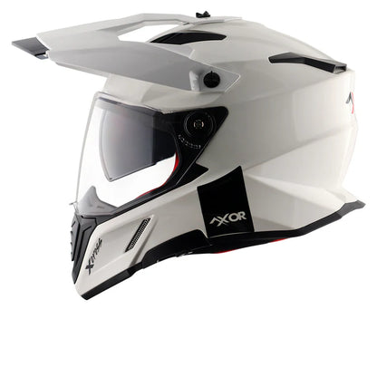 AXOR HELMET X-CROSS DUAL VISOR WHITE