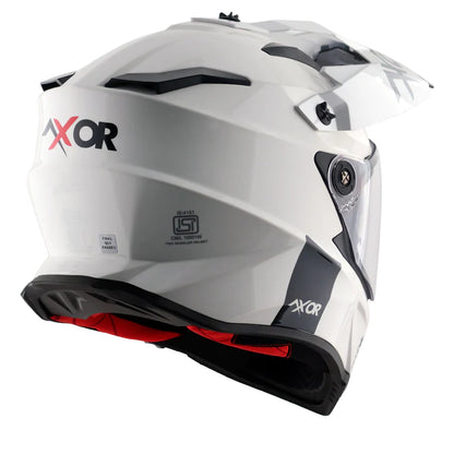 AXOR HELMET X-CROSS DUAL VISOR WHITE