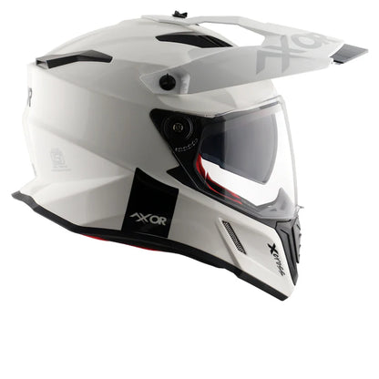 AXOR HELMET X-CROSS DUAL VISOR WHITE