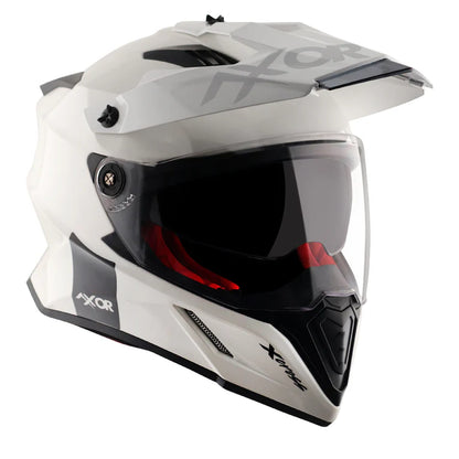 AXOR HELMET X-CROSS DUAL VISOR WHITE