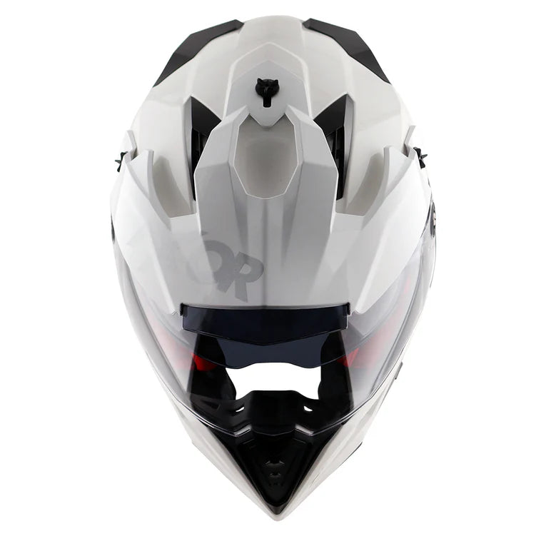 AXOR HELMET X-CROSS DUAL VISOR WHITE