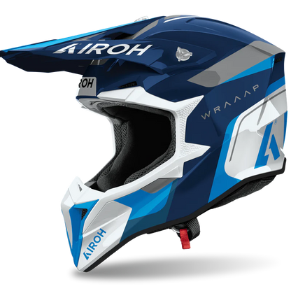 AIROH HELMET WRAAAP CONQUER BLUE GLOSS