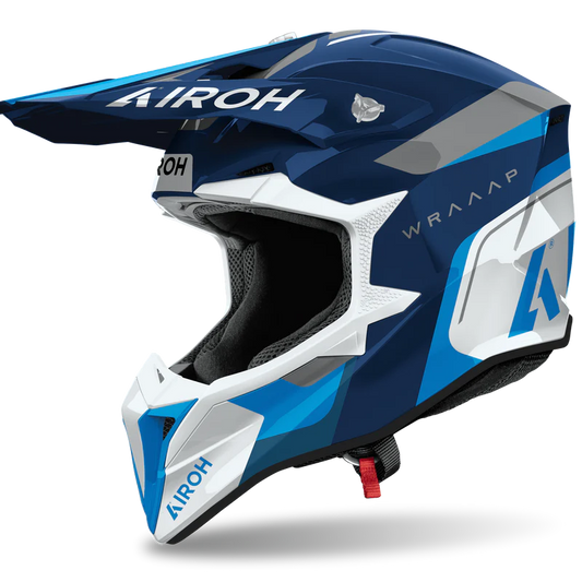 AIROH HELMET WRAAAP CONQUER BLUE GLOSS