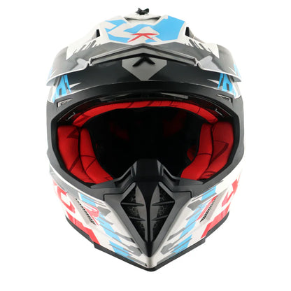 AXOR HELMET XCROSS X1 WHITE RED