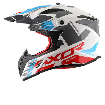 AXOR HELMET XCROSS X1 WHITE RED