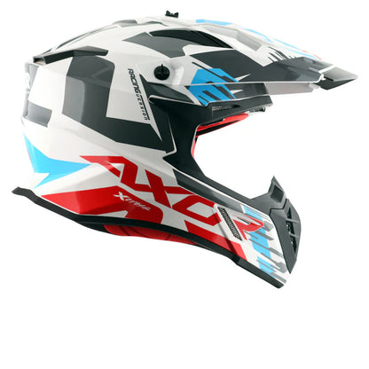 AXOR HELMET XCROSS X1 WHITE RED
