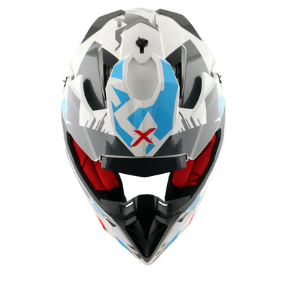 AXOR HELMET XCROSS X1 WHITE RED