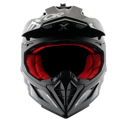 AXOR HELMET XCROSS SC DULL BLACK RED