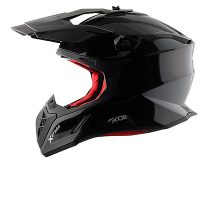 AXOR HELMET XCROSS SC DULL BLACK RED