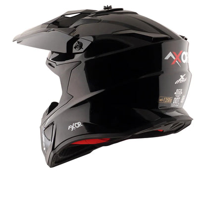 AXOR HELMET XCROSS SC DULL BLACK RED