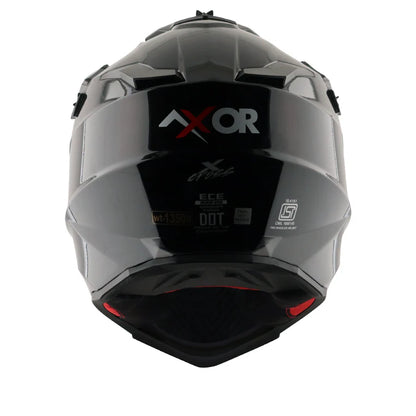 AXOR HELMET XCROSS SC DULL BLACK RED