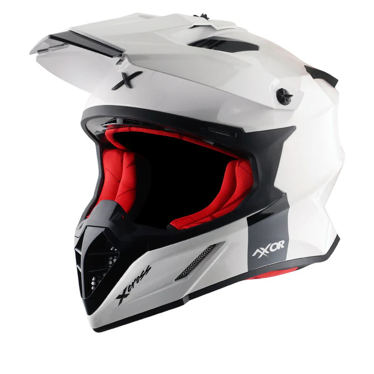 AXOR HELMET X-CROSS SINGLE COLOR WHITE