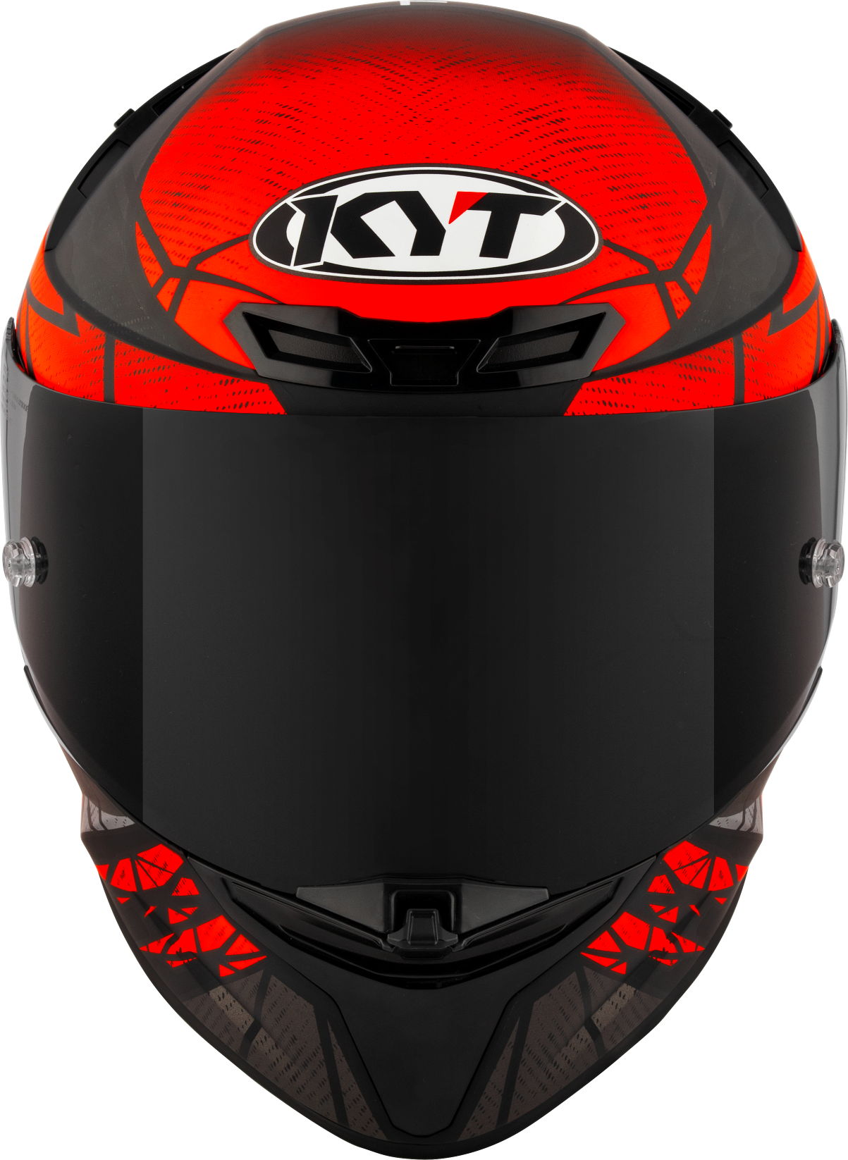KYT HELMET REVO COMBUSTION BLACK RED