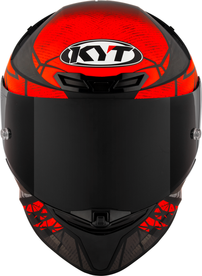 KYT HELMET REVO COMBUSTION BLACK RED