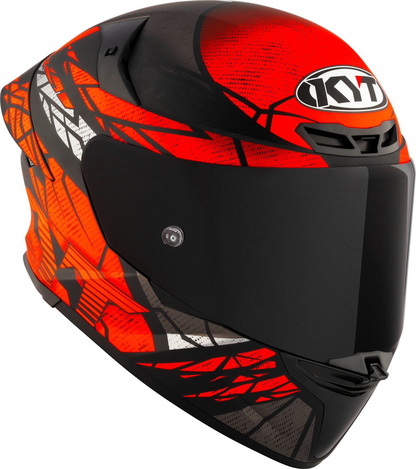 KYT HELMET REVO COMBUSTION BLACK RED
