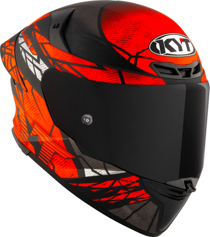 KYT HELMET REVO COMBUSTION BLACK RED